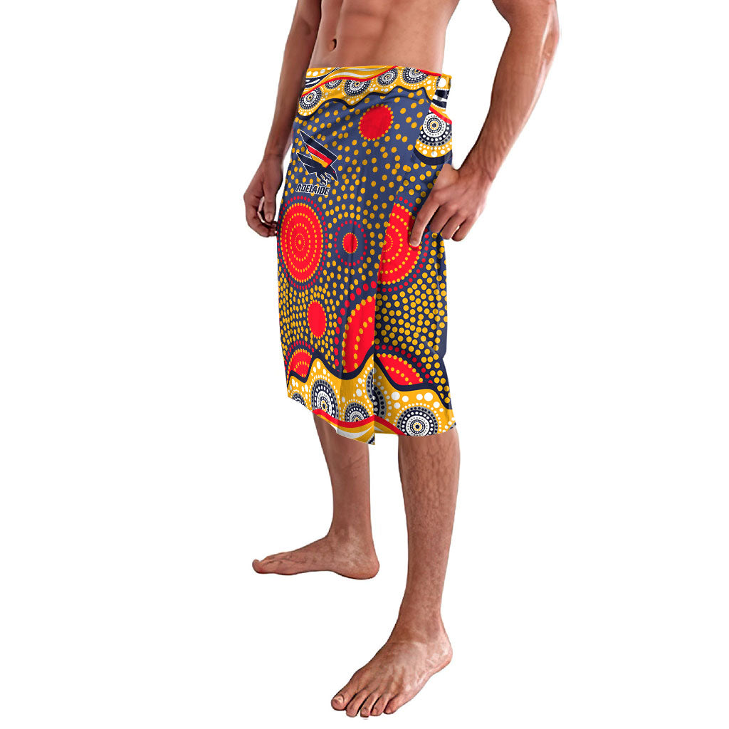 Adelaide Crows Lavalava Aboriginal Dot Pattern - Football Mascot Heritage Pride