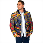 Adelaide Crows Padded Jacket Aboriginal Dot Pattern - Football Mascot Heritage Pride