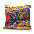 Adelaide Crows Pillow Cover Aboriginal Dot Pattern - Football Mascot Heritage Pride