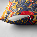 Adelaide Crows Pillow Cover Aboriginal Dot Pattern - Football Mascot Heritage Pride