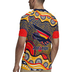 Adelaide Crows Rugby Jersey Aboriginal Dot Pattern - Football Mascot Heritage Pride