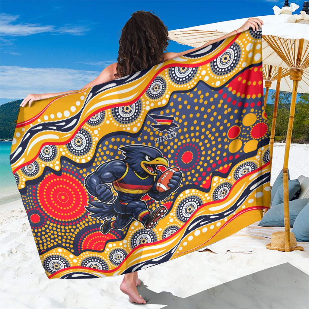 Adelaide Crows Sarong Aboriginal Dot Pattern - Football Mascot Heritage Pride