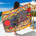 Adelaide Crows Sarong Aboriginal Dot Pattern - Football Mascot Heritage Pride