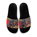 Adelaide Crows Slide Sandals Aboriginal Dot Pattern - Football Mascot Heritage Pride