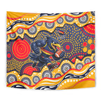 Adelaide Crows Tapestry Aboriginal Dot Pattern - Football Mascot Heritage Pride