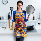 Brisbane Lions Apron Aboriginal Dot Pattern - Football Mascot Heritage Pride