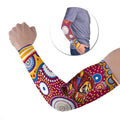 Brisbane Lions Arm Sleeves Aboriginal Dot Pattern - Football Mascot Heritage Pride