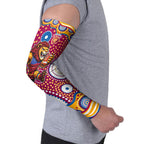 Brisbane Lions Arm Sleeves Aboriginal Dot Pattern - Football Mascot Heritage Pride