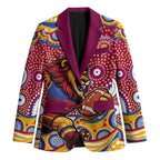 Brisbane Lions Blazer Aboriginal Dot Pattern - Football Mascot Heritage Pride