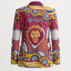 Brisbane Lions Blazer Aboriginal Dot Pattern - Football Mascot Heritage Pride