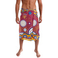 Brisbane Lions Lavalava Aboriginal Dot Pattern - Football Mascot Heritage Pride
