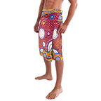 Brisbane Lions Lavalava Aboriginal Dot Pattern - Football Mascot Heritage Pride