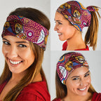 Brisbane Lions Neck Gaiter Aboriginal Dot Pattern - Football Mascot Heritage Pride