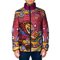Brisbane Lions Padded Jacket Aboriginal Dot Pattern - Football Mascot Heritage Pride