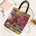 Brisbane Lions Tote Bag Aboriginal Dot Pattern - Football Mascot Heritage Pride