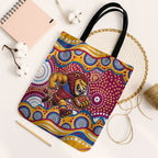 Brisbane Lions Tote Bag Aboriginal Dot Pattern - Football Mascot Heritage Pride
