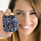 Carlton Blues AirPods Case Aboriginal Dot Pattern - Football Mascot Heritage Pride