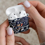 Carlton Blues AirPods Case Aboriginal Dot Pattern - Football Mascot Heritage Pride