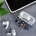 Carlton Blues AirPods Case Aboriginal Dot Pattern - Football Mascot Heritage Pride