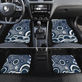 Carlton Blues Car Mats Aboriginal Dot Pattern - Football Mascot Heritage Pride