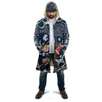 Carlton Blues Cloak Aboriginal Dot Pattern - Football Mascot Heritage Pride