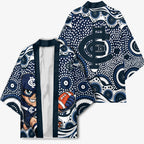 Carlton Blues Kimono Aboriginal Dot Pattern - Football Mascot Heritage Pride