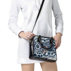 Carlton Blues Shoulder Handbag Aboriginal Dot Pattern - Football Mascot Heritage Pride