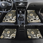 Collingwood Magpies Car Mats Aboriginal Dot Pattern - Football Mascot Heritage Pride