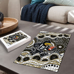 Collingwood Magpies Puzzle Aboriginal Dot Pattern - Football Mascot Heritage Pride