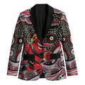 Essendon Bombers Blazer Aboriginal Dot Pattern - Football Mascot Heritage Pride