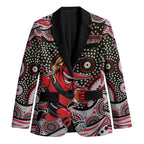 Essendon Bombers Blazer Aboriginal Dot Pattern - Football Mascot Heritage Pride