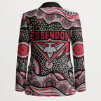Essendon Bombers Blazer Aboriginal Dot Pattern - Football Mascot Heritage Pride