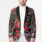 Essendon Bombers Blazer Aboriginal Dot Pattern - Football Mascot Heritage Pride
