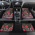 Essendon Bombers Car Mats Aboriginal Dot Pattern - Football Mascot Heritage Pride