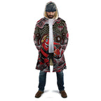 Essendon Bombers Cloak Aboriginal Dot Pattern - Football Mascot Heritage Pride