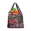 Essendon Bombers Grocery Bag Aboriginal Dot Pattern - Football Mascot Heritage Pride