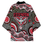 Essendon Bombers Kimono Aboriginal Dot Pattern - Football Mascot Heritage Pride
