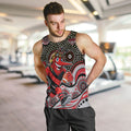 Essendon Bombers Men Tank Top Aboriginal Dot Pattern - Football Mascot Heritage Pride
