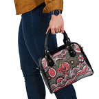 Essendon Bombers Shoulder Handbag Aboriginal Dot Pattern - Football Mascot Heritage Pride