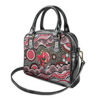 Essendon Bombers Shoulder Handbag Aboriginal Dot Pattern - Football Mascot Heritage Pride