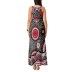 Essendon Bombers Tank Maxi Dress Aboriginal Dot Pattern - Football Mascot Heritage Pride