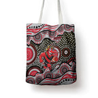 Essendon Bombers Tote Bag Aboriginal Dot Pattern - Football Mascot Heritage Pride