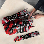 Essendon Bombers Umbrella Aboriginal Dot Pattern - Football Mascot Heritage Pride