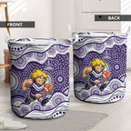 Fremantle Dockers Laundry Basket Aboriginal Dot Pattern - Football Mascot Heritage Pride