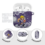 Fremantle Dockers AirPods Case Aboriginal Dot Pattern - Football Mascot Heritage Pride