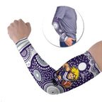 Fremantle Dockers Arm Sleeves Aboriginal Dot Pattern - Football Mascot Heritage Pride