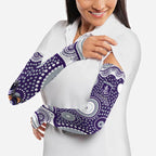 Fremantle Dockers Arm Sleeves Aboriginal Dot Pattern - Football Mascot Heritage Pride
