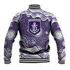 Fremantle Dockers Baseball Jacket Aboriginal Dot Pattern - Football Mascot Heritage Pride