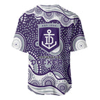 Fremantle Dockers Baseball Jersey Aboriginal Dot Pattern - Football Mascot Heritage Pride