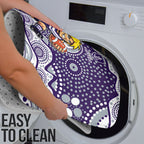 Fremantle Dockers Bathroom Set Aboriginal Dot Pattern - Football Mascot Heritage Pride